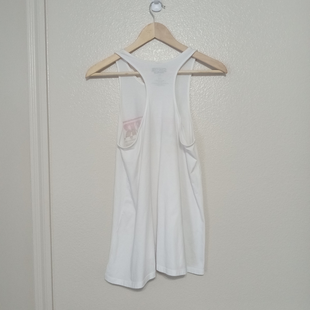 Stranger Things Graphic Casual white Tank Top nostalgic Women's Large - Picture 5 of 6